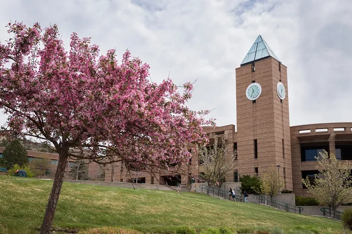 Picture of the El Pomar clock tower